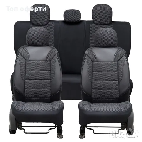 Тапицерия за седалки 1181 класико черно  черно