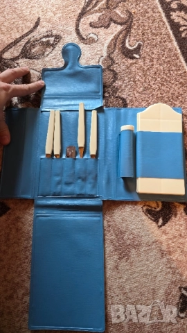 Пътен (пикников) приборен комплект СССР, ретро.