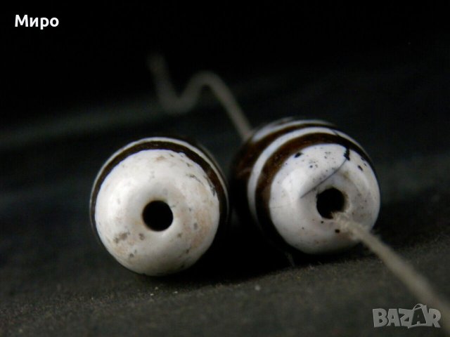 ТИБЕТ НЕПАЛ 2 БР. ''КУКА ЗА ПАРИ" ЕСТЕСТВЕН АХАТ ХИМАЛАИ АХАТ ДЗИ МЪНИСТА ЩАСТИЕ И ДОБЪР КЪСМЕТ, снимка 9 - Антикварни и старинни предмети - 40876078