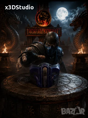 Декоративна маска Sub-Zero – Mortal Kombat