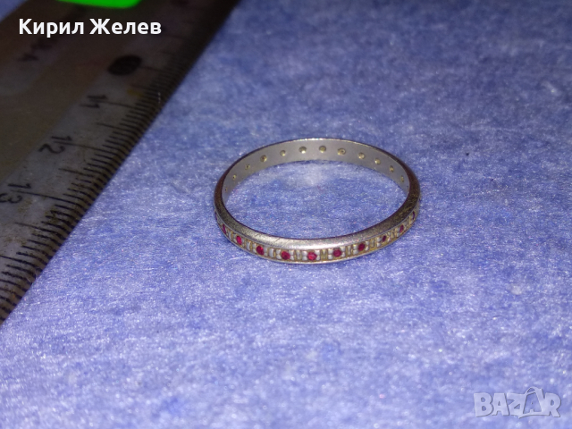 НЕЖЕН СКЪПОЦЕНЕН РУБИНЕН ПРЪСТЕН СРЕБРО 925 На ПАНДОРА с МАРКИРОВКИ За НАТУРАЛЕН РУБИН КАМЪНИ 43769, снимка 14 - Пръстени - 44664477