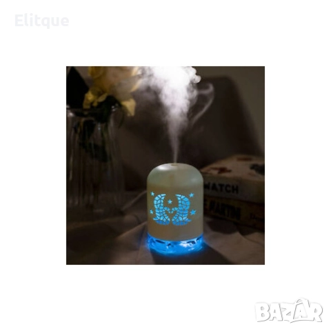 LED мини преносим светещ USB овлажнител за въздух за дома и за автомобила, снимка 10 - Лед осветление - 52896567