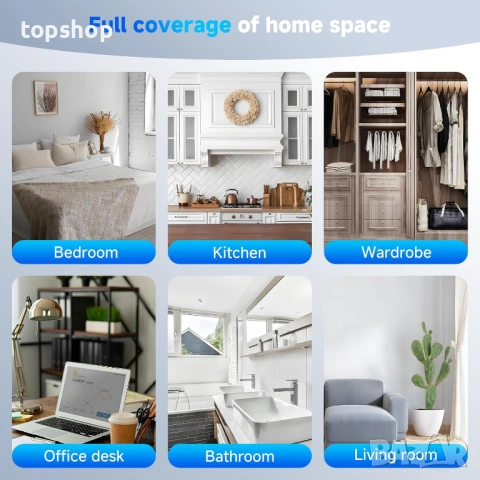 Чисто нов компактен влагоабсорбатор MaidellAir – 2.7L капацитет, супер тих и LED осветление , снимка 7 - Влагоабсорбатори и влагоуловители - 53622881