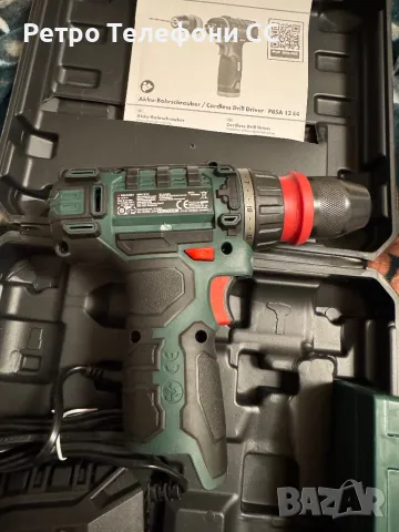 Акумулаторна Parkside бормашина и винтоверт, снимка 4 - Бормашини - 48921045