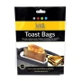 Торбички за тостер филийки 2бр. NoStik, 16x16.5см., до 260°, кафяв, в плик, снимка 4