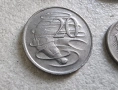 Монети. Австралия. Лот .5, 10 ,20, 50 цента . 1 и 2 долара.6 бройки., снимка 5