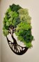 Дърво на живота с декорация Скандинавски мъх, снимка 5