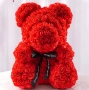 Плюшено мече с LED рози - подарък за мама, момиче, баба - комплект вечни рози 25 см, снимка 7