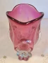 дизайнерска стъклена ваза Josef Hospodka Czechoslovakia , снимка 4