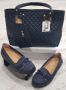 Дамски обувки на платформа в син цвят, снимка 1 - Дамски ежедневни обувки - 36257956