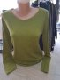 Мека блузка с ангора в зелено , снимка 1 - Блузи с дълъг ръкав и пуловери - 42469521