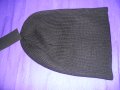 Нова Памучна Мъжка Шапка в черно от плетиво затворена, снимка 1 - Шапки - 40404862