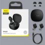Безжични слушалки BASEUS WM01 хеднсфрии – черни, снимка 1 - Слушалки, hands-free - 35893020