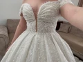 Булчинска рокля тип принцеса , снимка 8