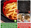 Силиконова тава, кошница за печене на фурна Air Fryer Въздушен фритюрник, снимка 12