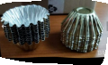 Стари метални форми за сладки гъбки орехчета кошнички, снимка 1 - Антикварни и старинни предмети - 33434628