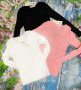 3 цвята дамска блуза рипс дълъг ръкав  , снимка 1 - Блузи с дълъг ръкав и пуловери - 42707247