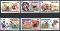 Чисти марки Фауна Кучета 2006 от Куба