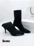 Balenciaga Нови Дамски Черни Боти с Кутия , снимка 3