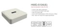 DVR Видеорекордер HikVision HWD-5104(S) 4+1 Канала HD-CVI/HD-AHD/HD-TVI/CVBS/IP +Зарядно за 4 Камери, снимка 1 - Комплекти за видеонаблюдение - 41502082