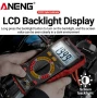 ANENG SZ305 Многофункционален цифров мултиметър True RMS Тестер за AC/DC, снимка 3