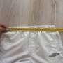 Мъжки спортен панталон Umbro 3/4, размер L бял винтидж спортен, снимка 3