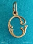Сребърна висулка буква С елегантен дизайн много красива 26703, снимка 8