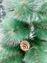 Елха естествено зелена с шишарки, снимка 5