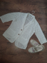 Бяло сако дантела, снимка 1 - Сака - 44640844