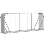 vidaXL Поставка за дърва, светлосив, 234x45x100см, поцинкована стомана, снимка 1