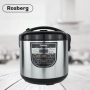 Мултикукър Rosberg, 780W, 5литра, 10 програми, Ръчен режим, Таймер, Инокс/Черен 2 ГОДИНИ ГАРАНЦИЯ, снимка 5
