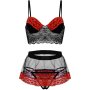 Секси бельо. Еротичен секси сет. Еротичнен костюм от 3 части. Еротично бельо, снимка 3