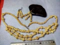 КОМПЛЕКТ СТАРИ ОГЪРЛИЦА и ОБЕЦИ МАЙСТОРСКИ РЪЧНО ИЗРАБОТЕНИ от КОСТ РОГ и БРОНЗЕ ЕтнАРТ НАКИТИ 17412, снимка 9
