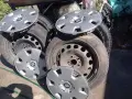 Гуми с джанти и тасове 4 броя 50-евро  за Волксваген Шаран 1.9 tdi 116к.с 2002г, снимка 1