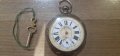 Продавам стар сребърен работещ Швейцарски часовник Цилиндър от 19 век, снимка 5