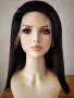 Естествена бразилска черна перука 40 см с Lace Front 13×4 – елегантност и естествен вид, снимка 1
