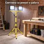 Двоен LED прожектор със стойка 100W, снимка 1