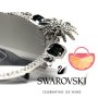 ATELIER SWAROVSKI 🍊 Дамски слънчеви очила “SILVER NIGHT & BLACK DIAMOND” нови с кутия, снимка 1