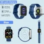Смарт часовник, 1,91" интелигентен часовник за мъже, жени (отговаряне/осъществяване на повикване), , снимка 1