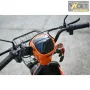 Двуместен електрически скутер велосипед с педали BULLMAX BUZZ 16" джанти, 750W, 12Ah, оранжев, снимка 6