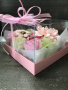 Кутия със сапунени рози, снимка 1 - Изкуствени цветя - 36456936