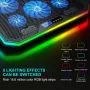 Охлаждаща подложка за лаптоп TopMate C12 RGB геймърски, снимка 2