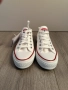 Дамски обувки кецове Converse стил – бели, нови, размер 38, снимка 2