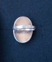 Сребърен пръстен с камъни "Swarovski" / проба 925 и печат Житен клас , снимка 6