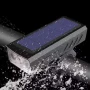 Соларен фар за велосипед с 3*T6 диода, сирена 120dB, 3000Lm, снимка 10