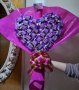 ‼️ЗАПОВЯДАЙТЕ🎀 Шоколадов,ръчно
изработен,букет- сърце"MY
LOVE"💝, снимка 4