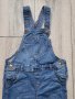 Дънков гащеризон с презрамки HM (H&M) Размер 98, снимка 2
