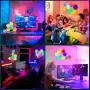 Хексагонални LED Панели MeRGBW-Home (8 броя) – Смарт Стенно Осветление за Гейминг и Декор, снимка 7