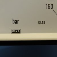 манометър Wika 0-160 Bar KL 1, снимка 6 - Резервни части за машини - 34642211