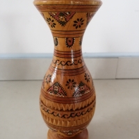 Дървена ваза 18 см. , снимка 2 - Други стоки за дома - 36093694